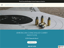Tablet Screenshot of getccw.com